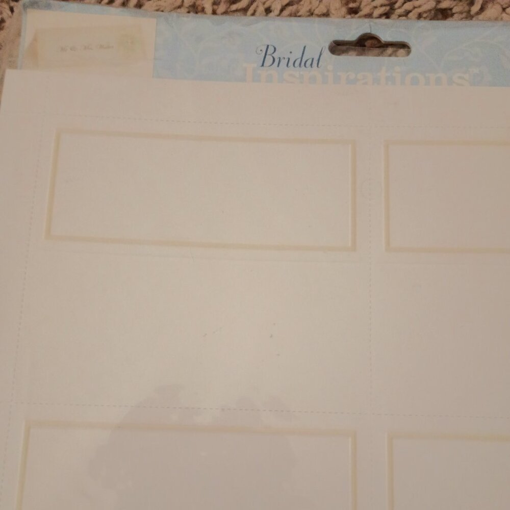 96-pack printable placecards - Bridal Inspirations